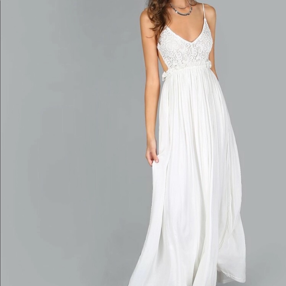 White dress!